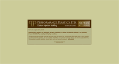 Desktop Screenshot of performanceplastics.ca